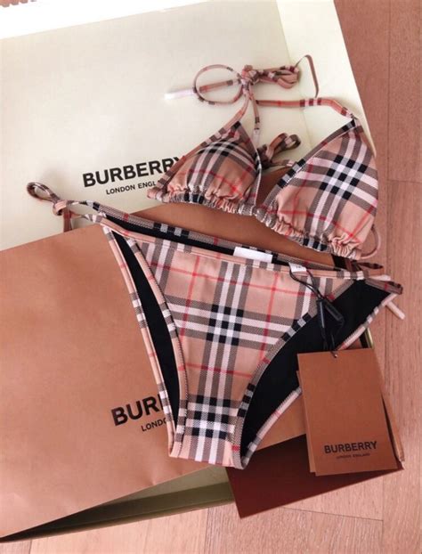 burberry womens swim|burberry bikini swimsuit.